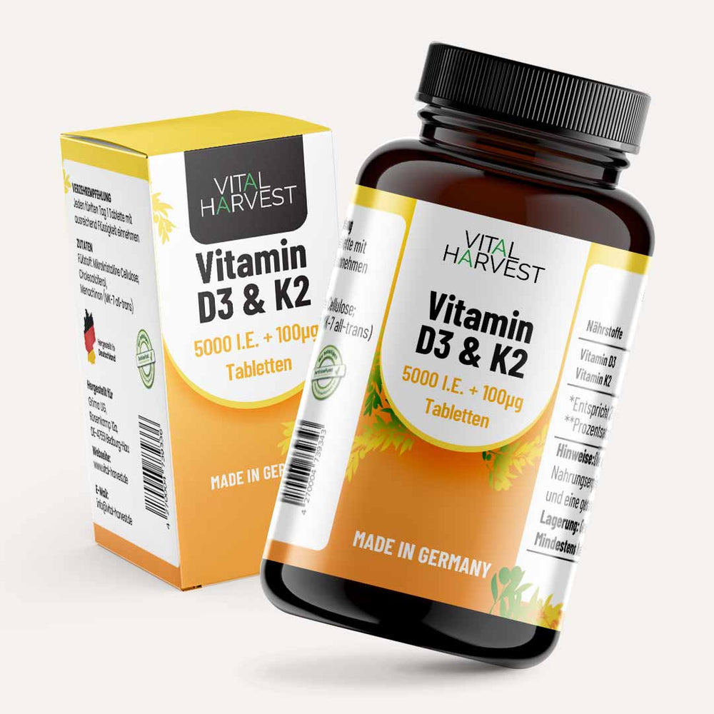 Vitamin D3 + K2 Tabletten 5.000 IE
